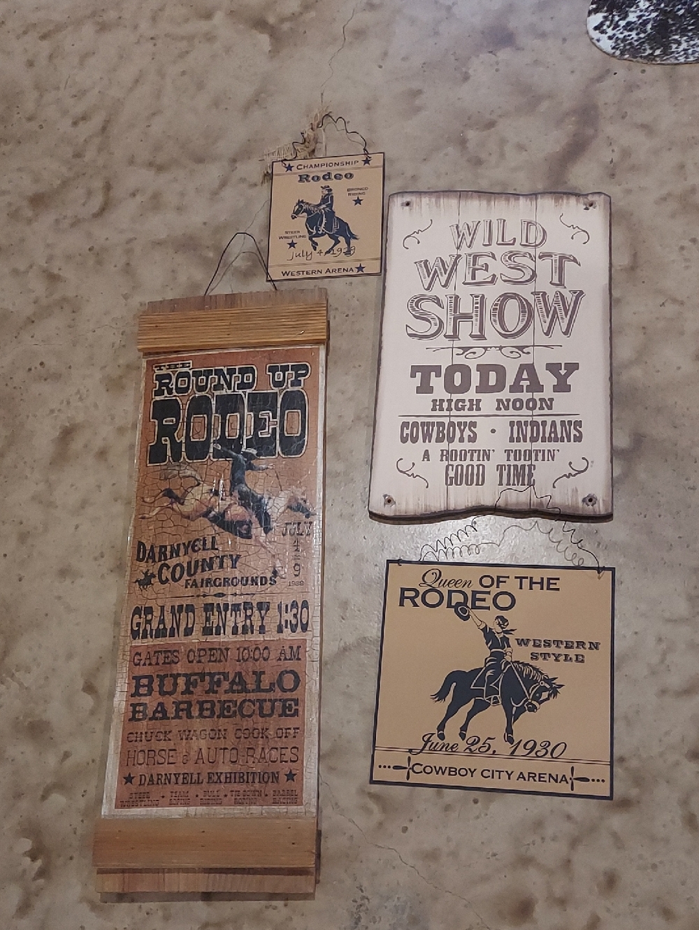 Western Rodeo Wall Hangings